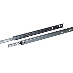 Coulisse billes fixation latérale Diall acier zingué L.347 mm