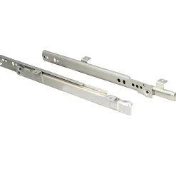 Coulisse galet pour tablette coulissante Diall blanc L.400 mm
