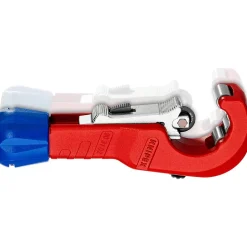 Coupe tube acier inoxydable Knipex Ø35 mm rouge et bleu