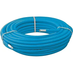 Couronne tube Multicouche prégainé bleu Ø16 longueur 25 mètres