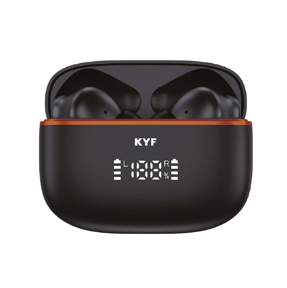 Écouteurs Bluetooth réduction bruit ANC -45dB, ENC -40dB et boitier de charge