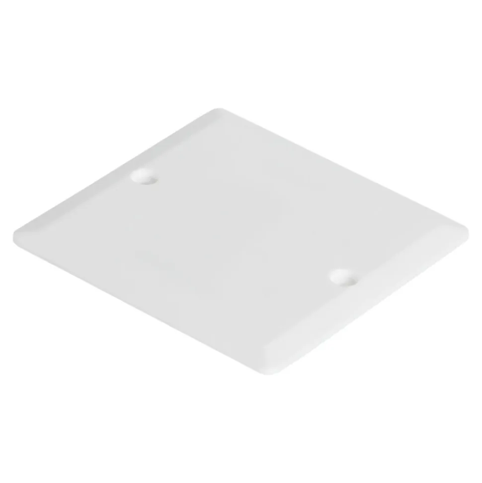 Couvercle de boîte de dérivation Jacobsen 80 x 80 mm à visser