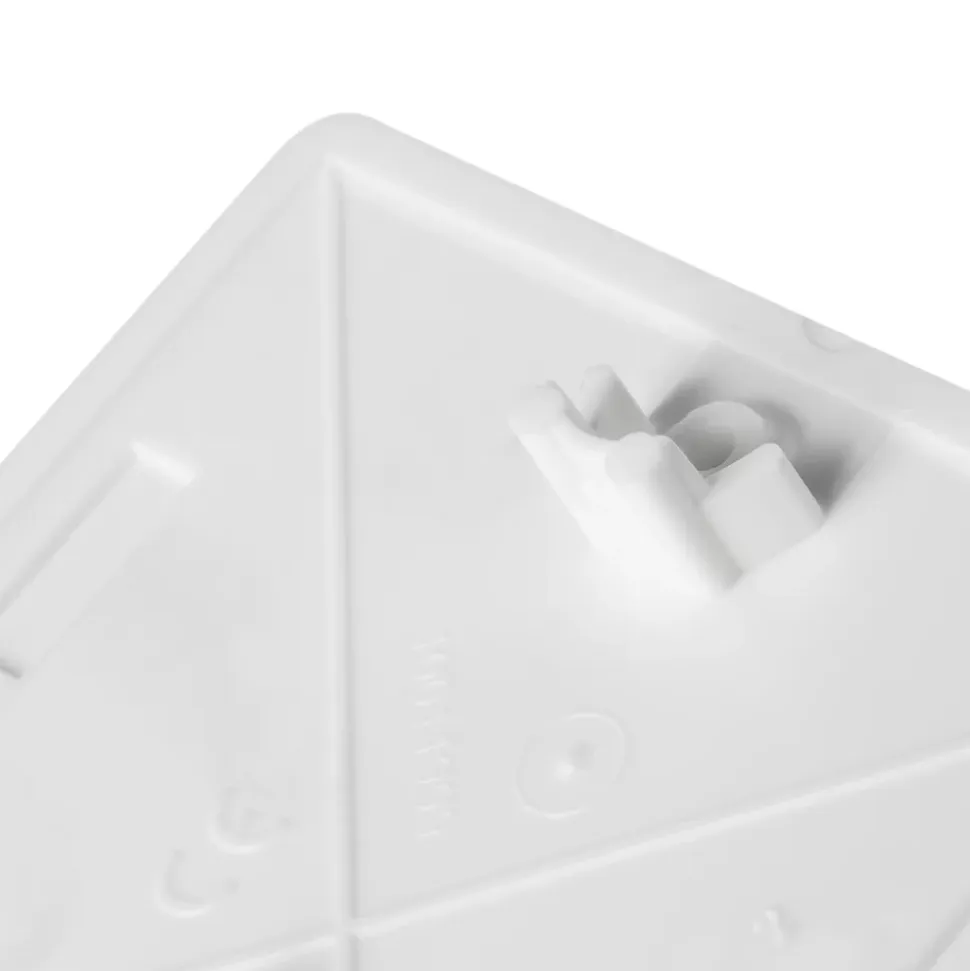 Couvercle de boîte de dérivation Jacobsen 80 x 80 mm à visser