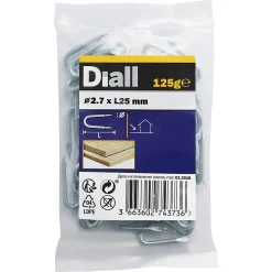 Crampillons en acier galvanisé 2,7x25 - 125g