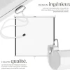 Écran de projection extensible mural en polyester blanc