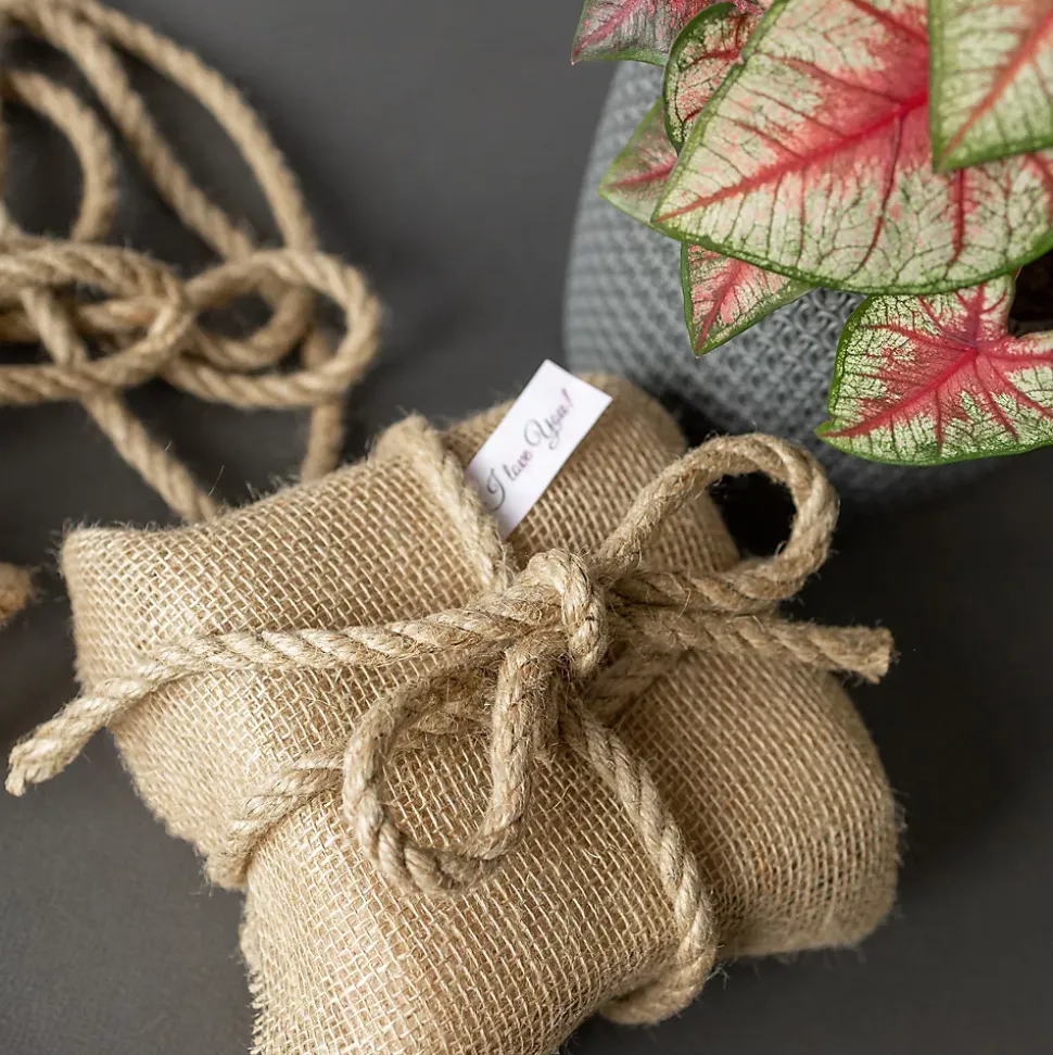 Creative Deco 5m Corde de Jute Epaisseur 10mm - Personnalisation Possible Tous les 5m - Corde Solide - Torsadé Fibres Naturelles