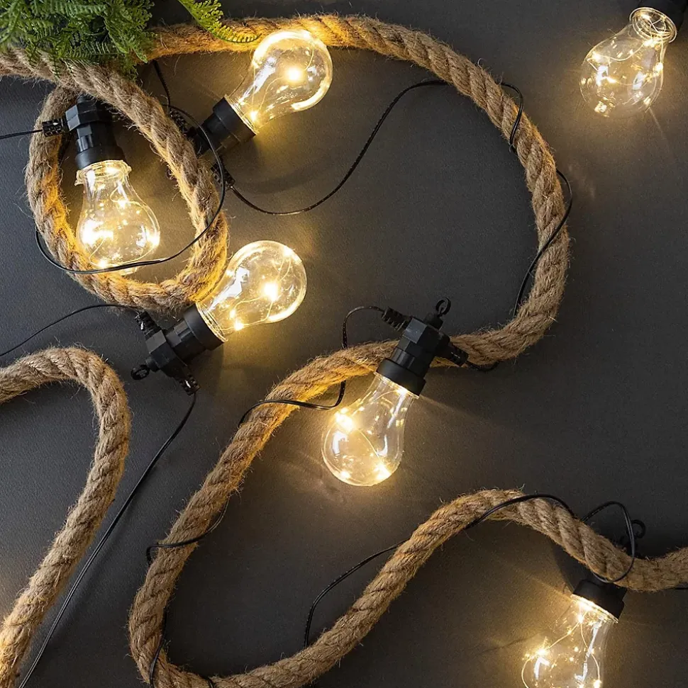 Creative Deco 35m Corde de Jute Epaisseur 24mm - Personnalisation Possible Tous les 5m - Durable - Torsadé en Fibres Naturelles