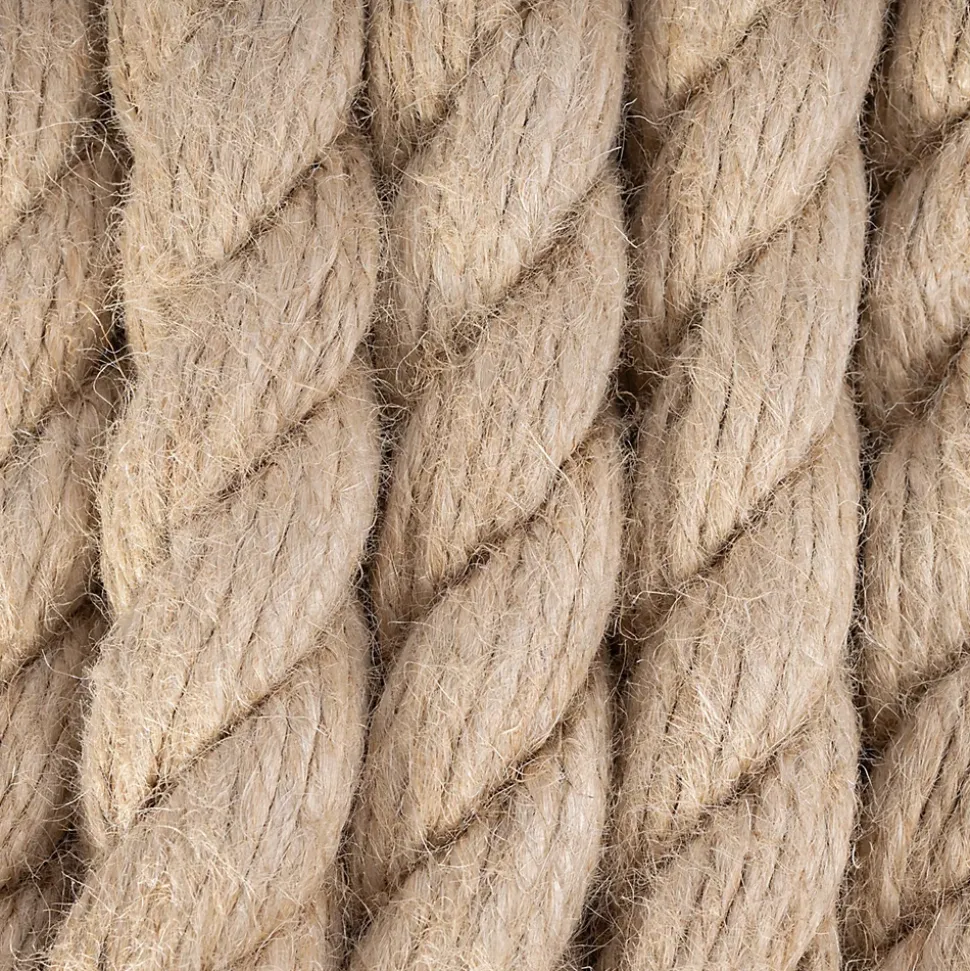 Creative Deco 5m Corde de Jute Epaisseur 50mm - Personnalisation Possible Tous les 5m - Corde Solide - Torsadé Fibres Naturelles