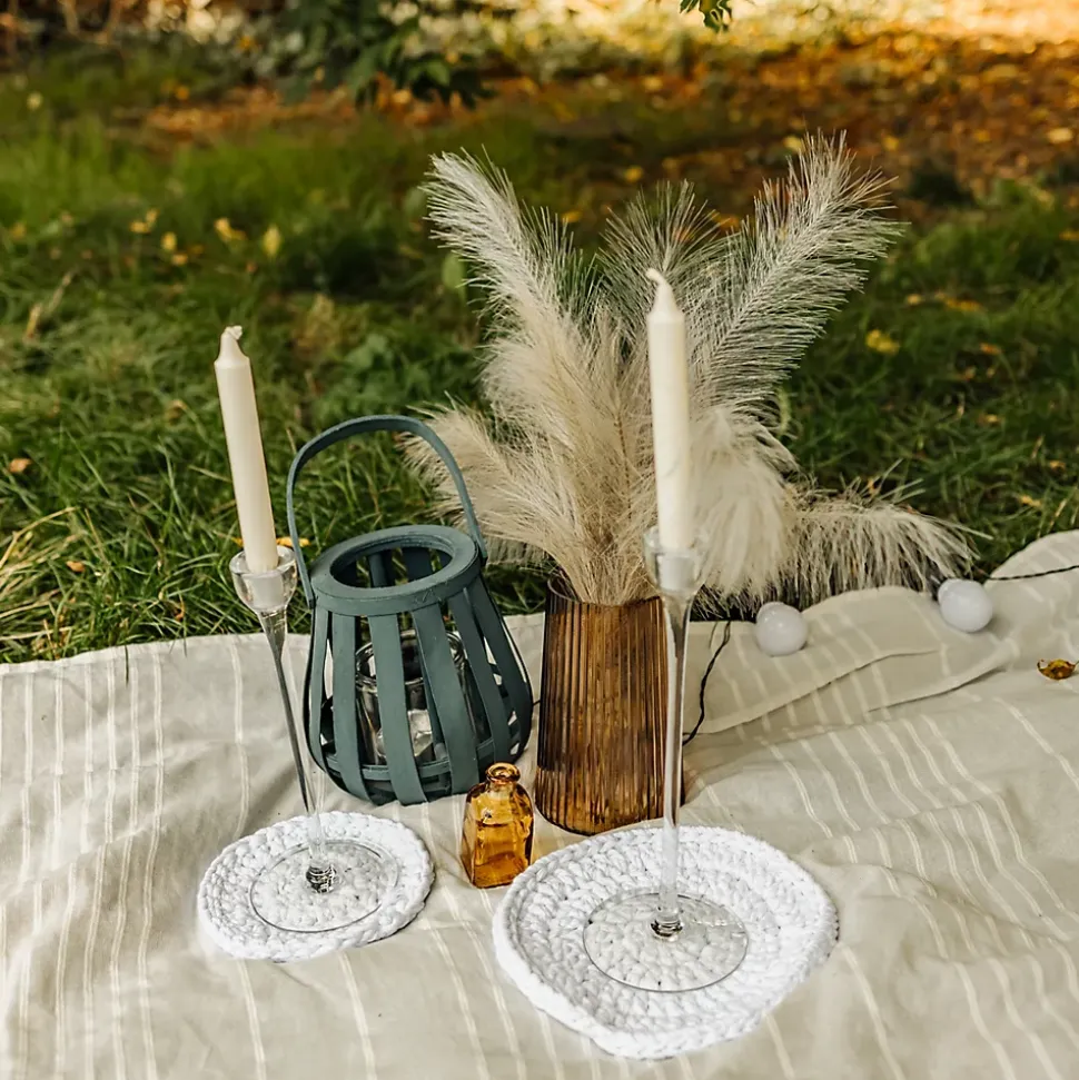 Creative Deco 6mm x 100m Corde Macramé Fil de Coton Blanc - +/- 0,5 mm Épaisseur - Ficelle de 37 Plis - Cordelette Naturel