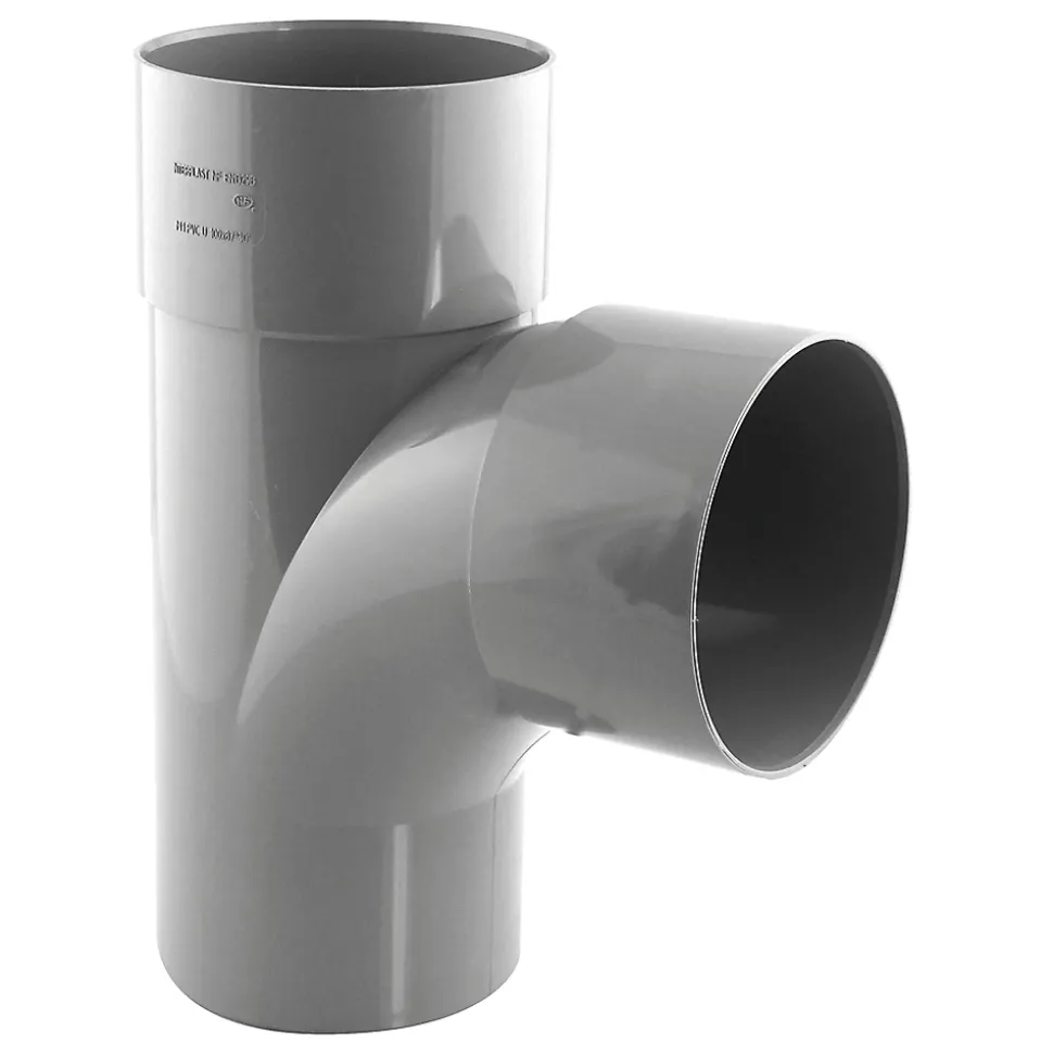 Culotte simple 87° mâle femelle ø 100 Fitt