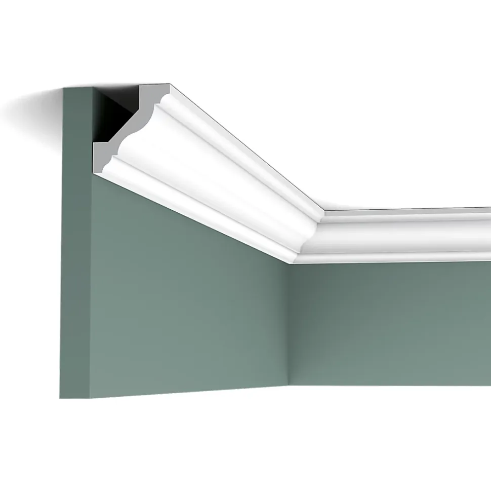 CX110 Corniche Plafond Orac Decor - 4,5x4,1x200cm (h x p x L) - moulure décorative polymère A l'unité