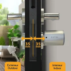 Cylindre 35/35 pour serrure connectée Extel Lock - Extel - 720108