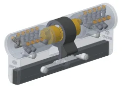 Cylindre débrayable Bricard Chifral x40 L.30x30 mm