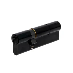 Cylindre de Serrure 30x60 mm finition PVD noir Vachette V5 3 clés