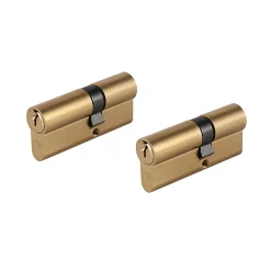 Cylindre laiton Smith & Locke 40 x 30 mm, lot de 2