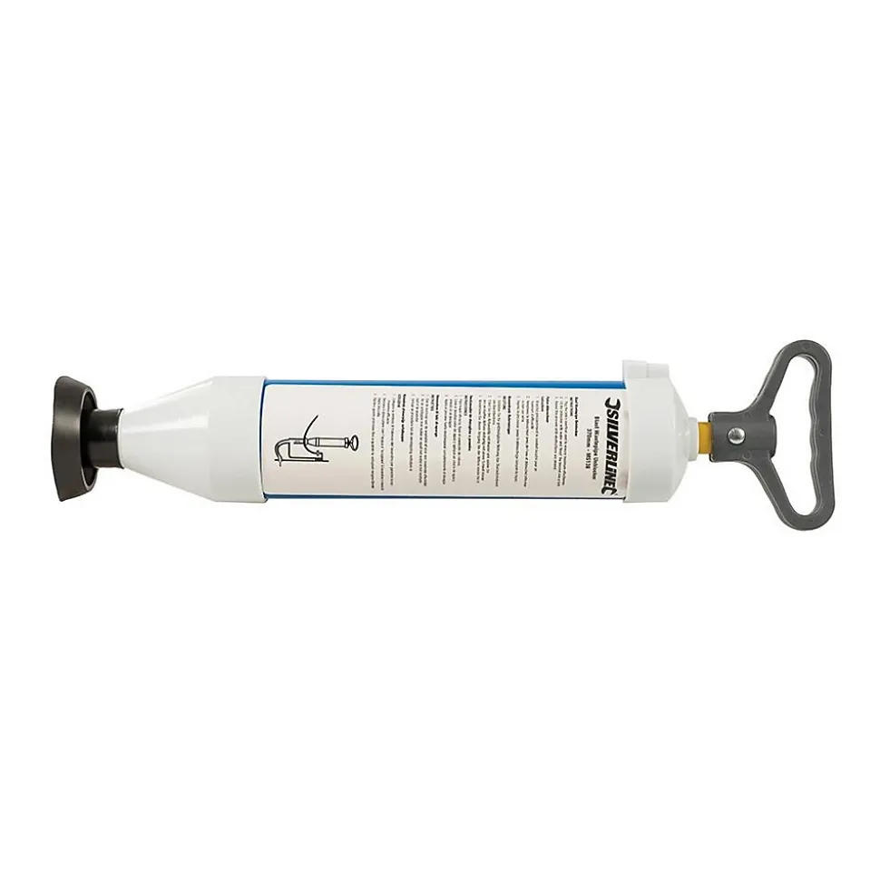 Déboucheur à Pompe 370 mm - Efficace pour Évacuer les Obstructions - Outil Pratique et Durable - Silverline