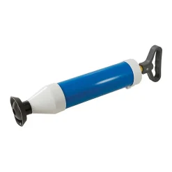 Déboucheur à Pompe 370 mm - Efficace pour Évacuer les Obstructions - Outil Pratique et Durable - Silverline