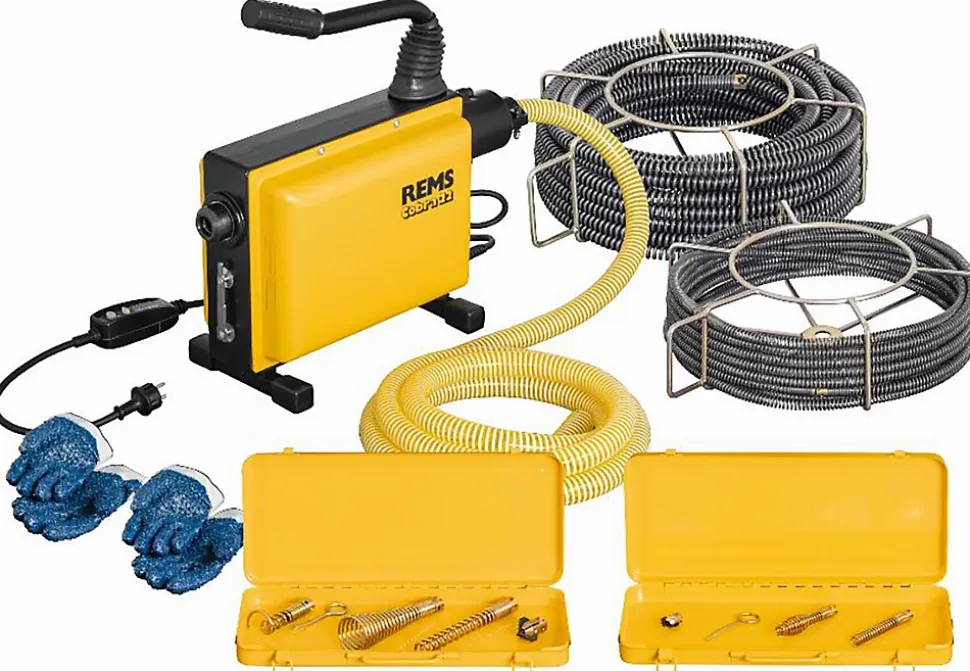 Déboucheur électrique REMS Cobra 22, moteur 750 W, spirales couplables (172012 R220)