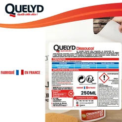 Décolleur de papier peint Dissoucol - surface de couverture 140 m² - contenance 0,25 L - Quelyd 30611831