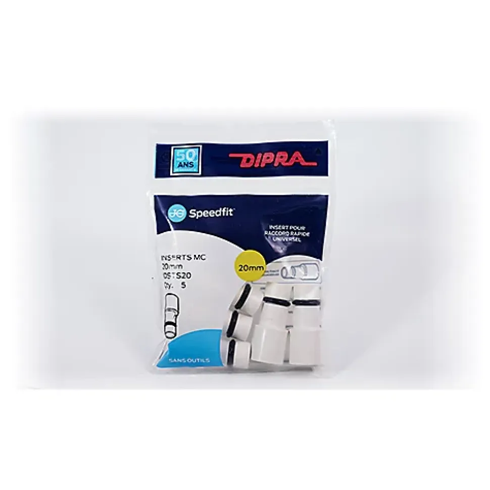 Dipra - 5 inserts Speedfit multicouche diamètre 20