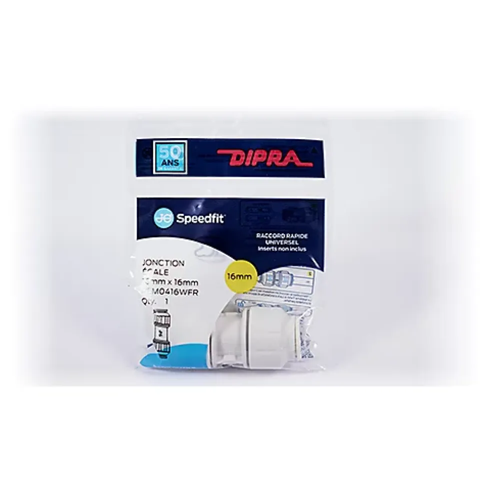 Dipra - Jonction égale Speedfit diamètre 16