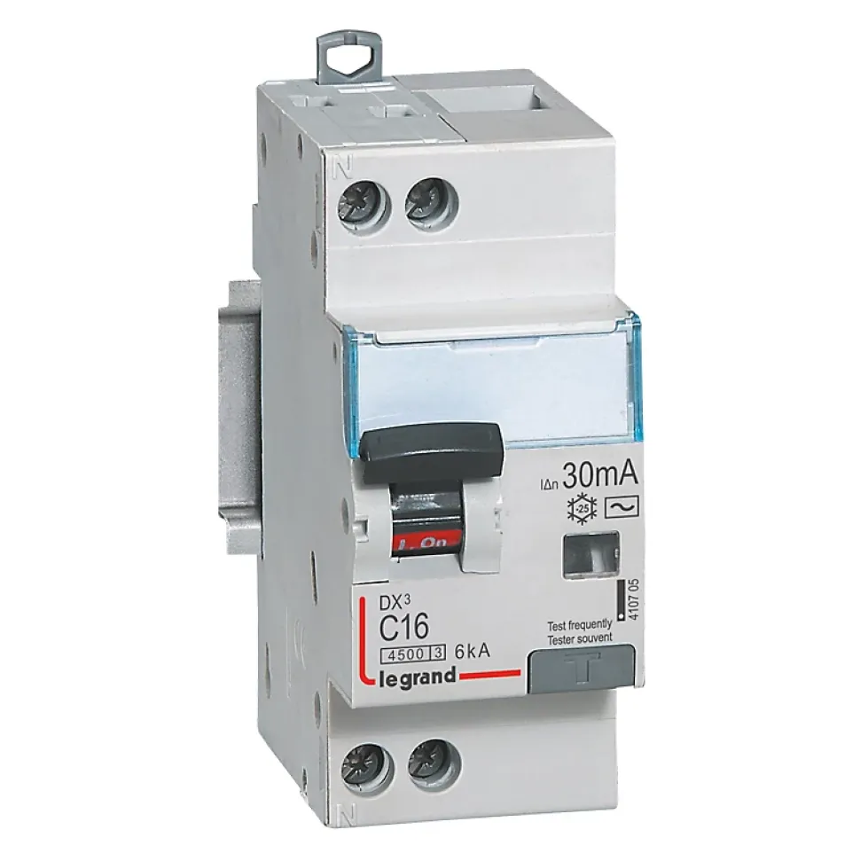 Disjoncteur différentiel type AC 30mA - 16A Legrand
