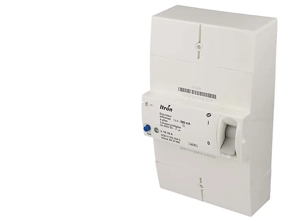 Disjoncteur EDF triphasé sélectif 10/30A Itron Actaris