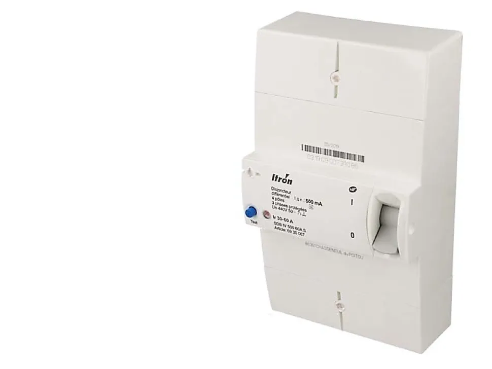 Disjoncteur EDF triphasé sélectif 30/60A Itron Actaris