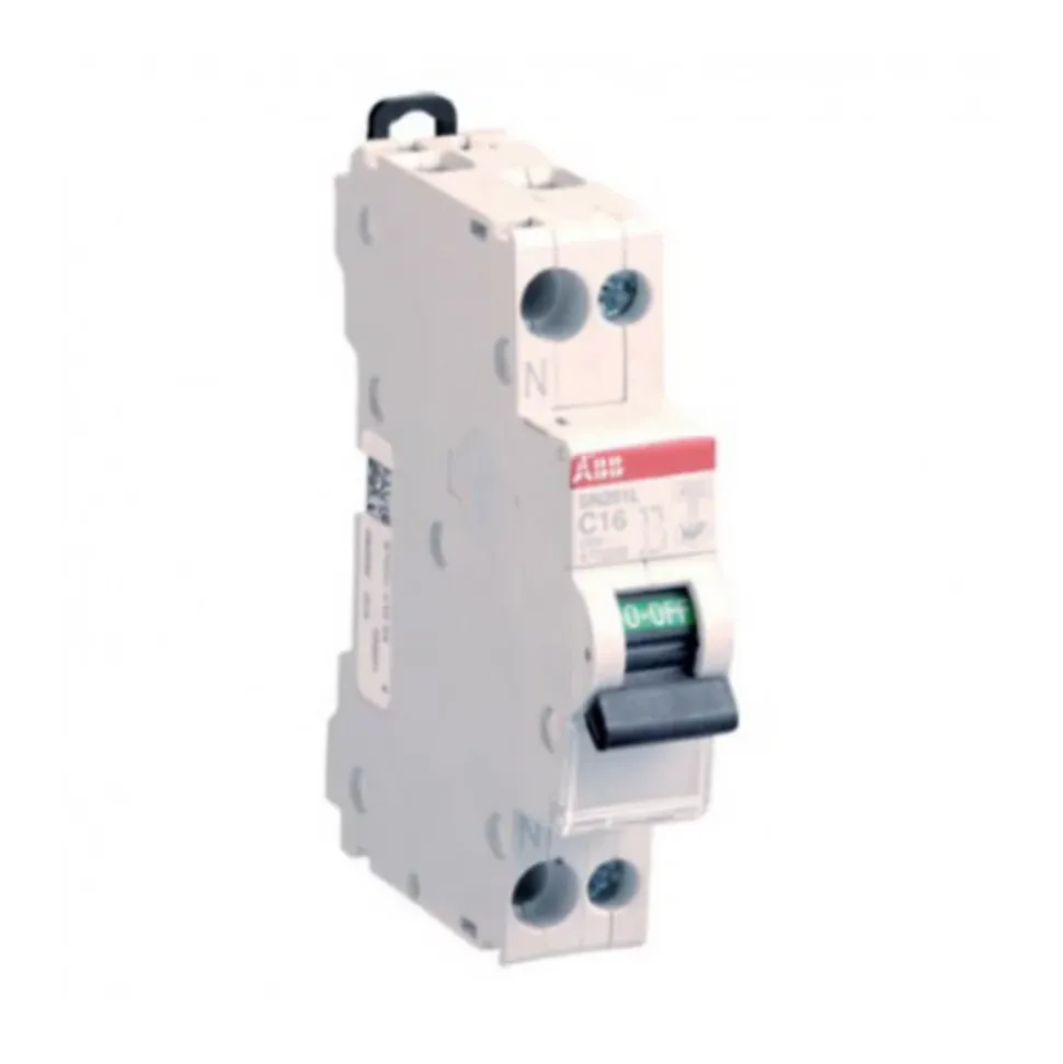 Disjoncteur modulaire Phase + Neutre 16A 3KA à vis ABB