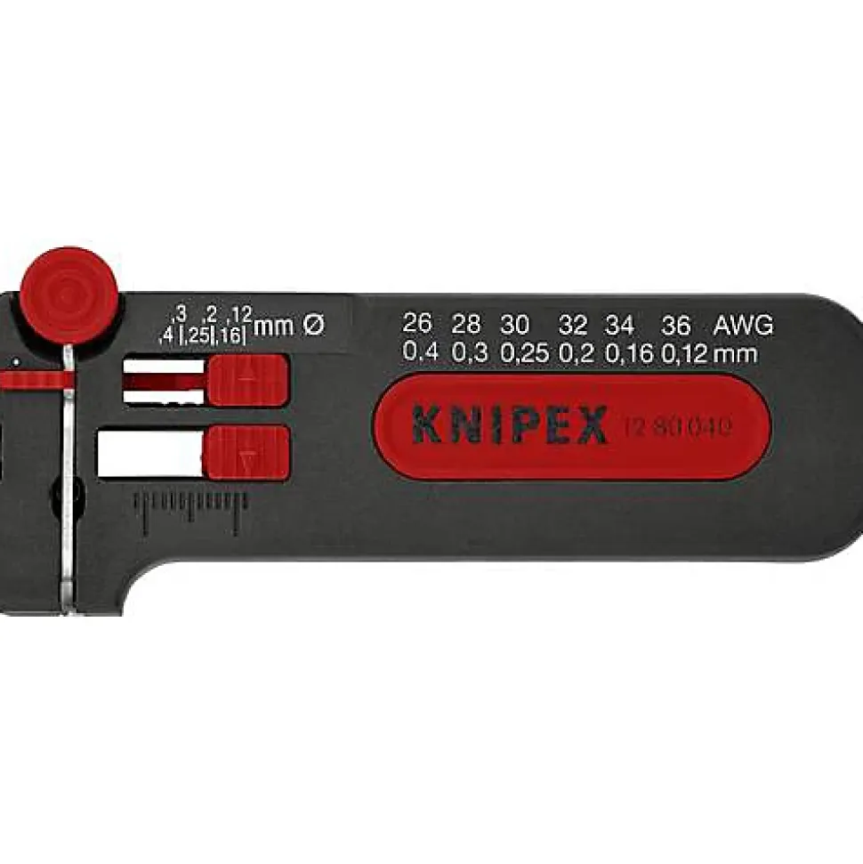 Dénudeur de fils Knipex 12 80 040 - Mini modèle 100mm pour câbles en cuivre