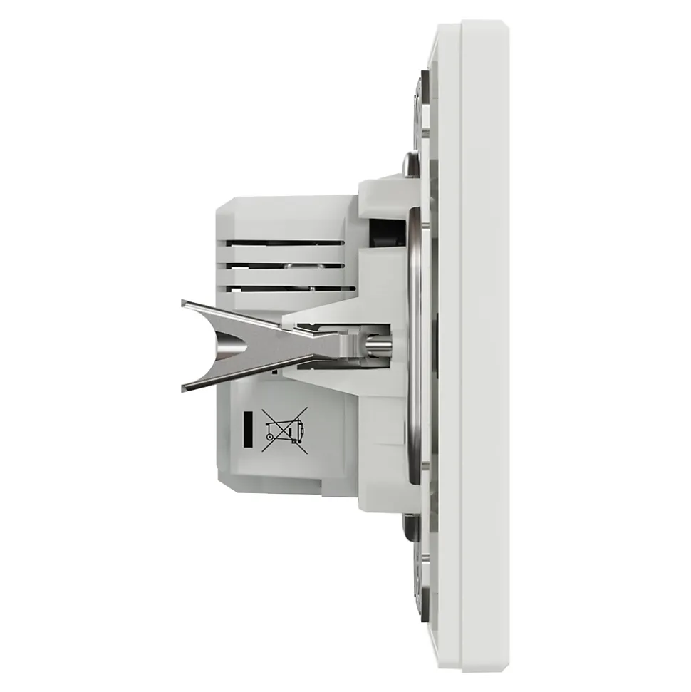 Double chargeur usb A + C complet Schneider Electric Asfora blanc