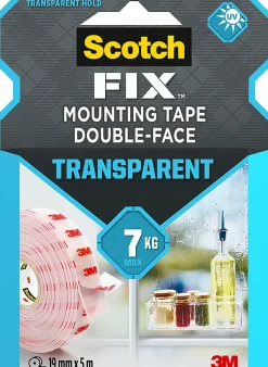 Double face 3M 19 mm x 5 m transparent, 7 kg