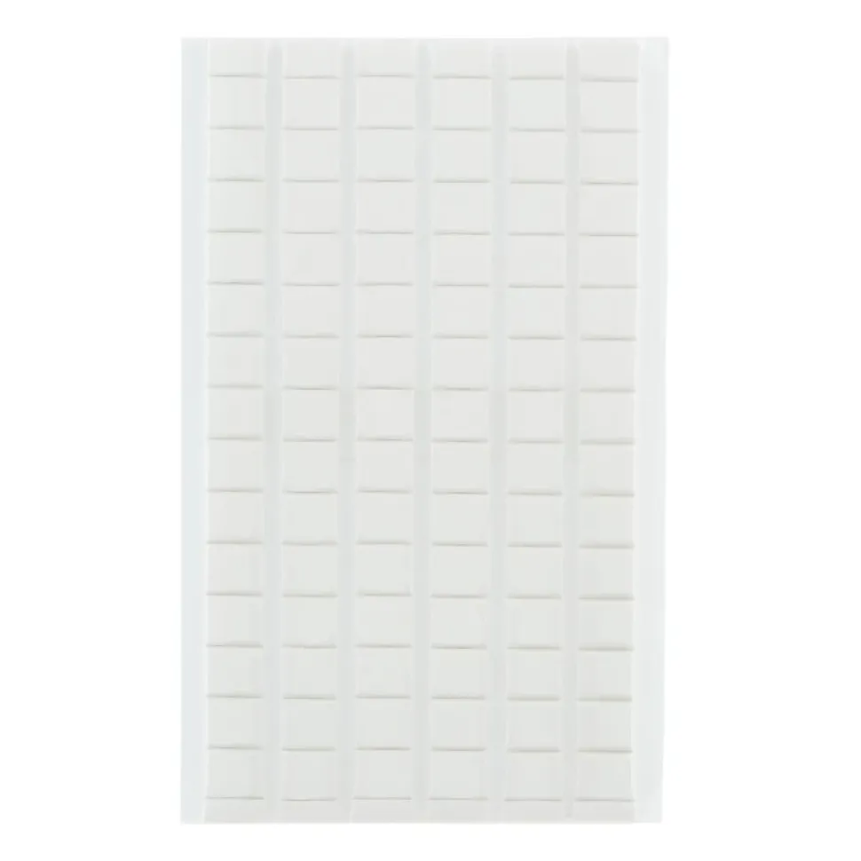 Double face repositionnable 3M 11 x 15 mm blanc, 36 carrés 300 g