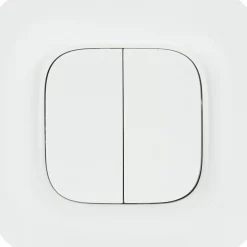 Double interrupteur Jacobsen Kennet blanc complet