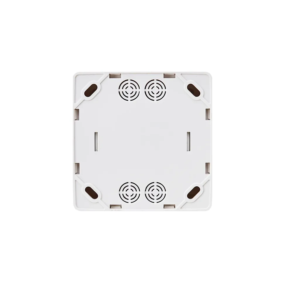 Double interrupteur va-et-vient monobloc en saillie étanche Jacobsen Sigurd blanc complet