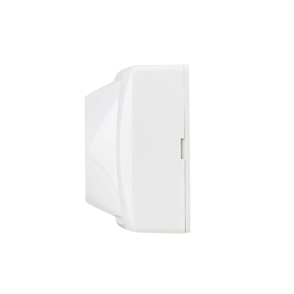 Double prise monobloc en saillie Jacobsen Sigurd blanc complet