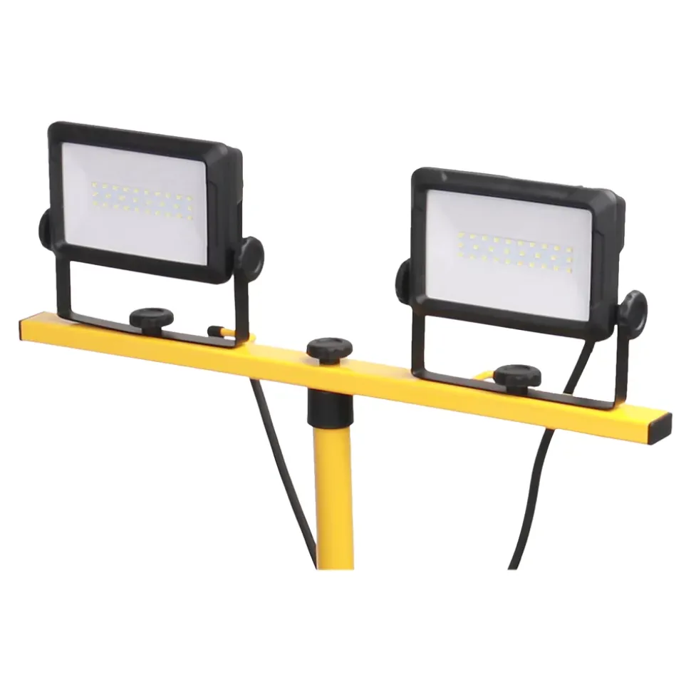 Double projecteurs de travail filaire sur trépied 20W