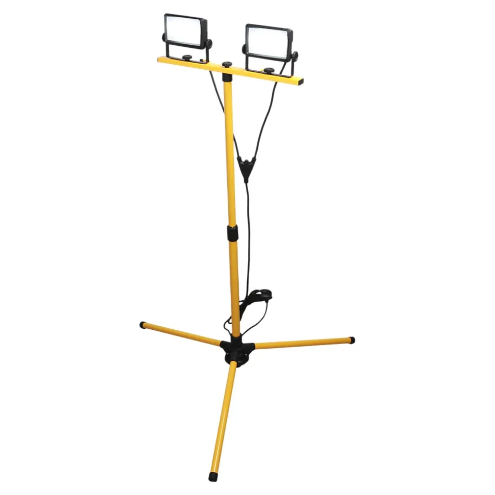 Double projecteurs de travail filaire sur trépied 20W