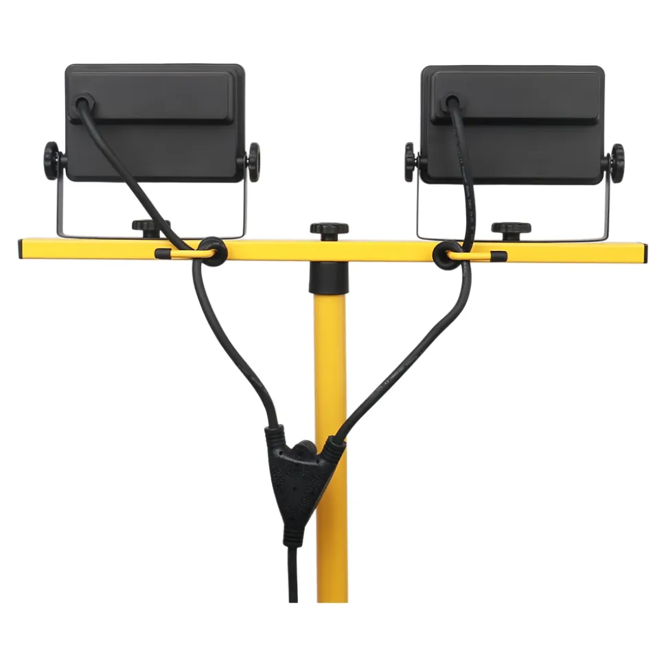 Double projecteurs de travail filaire sur trépied 20W