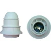 Douille culot E27 Diall thermoplastique simple bague blanc