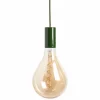 Douille E27 en céramique verte une création vintage pour votre lampe suspension