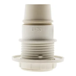 Douille E14 simple bague - Blanc - Zenitech