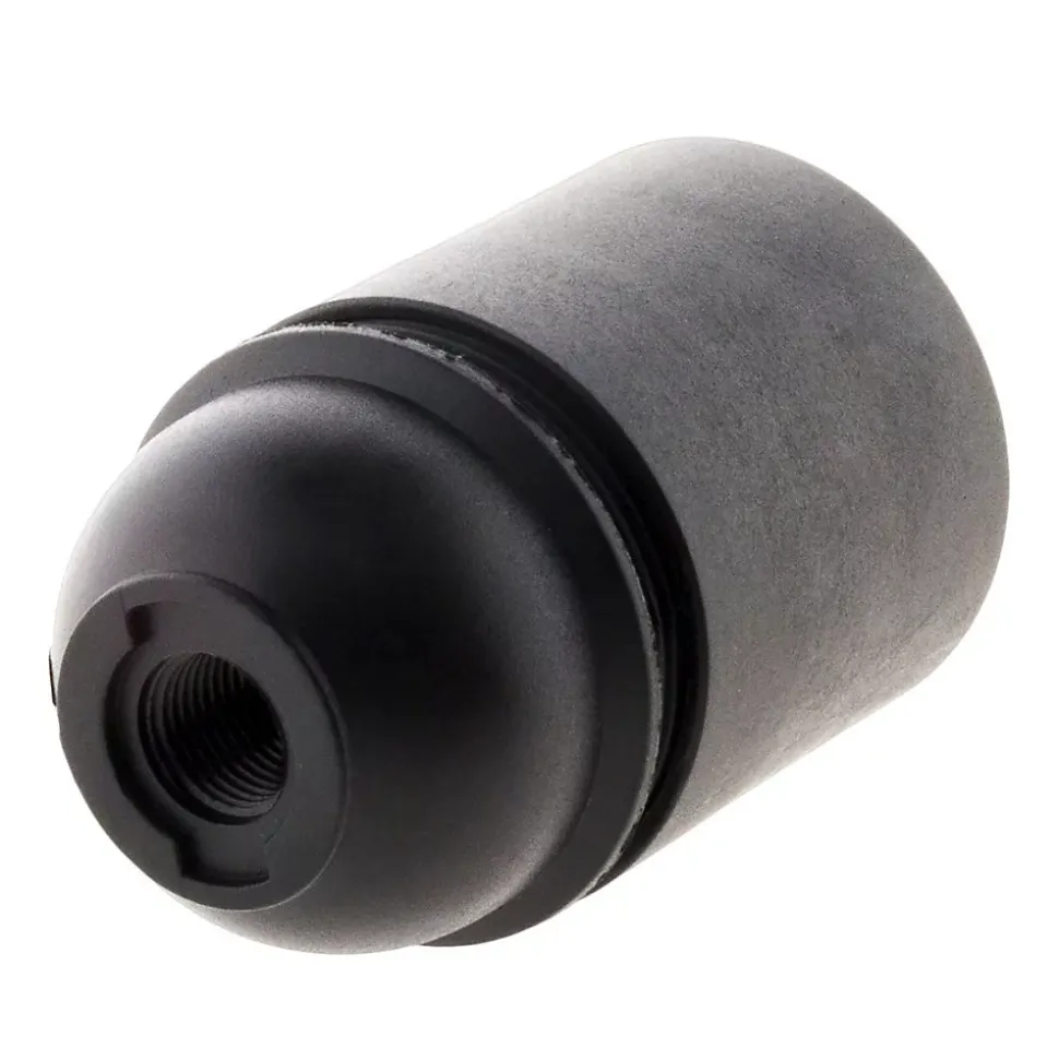 Douille lisse sans bague E27 - Noir - Zenitech