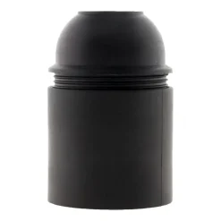Douille lisse sans bague E27 - Noir - Zenitech