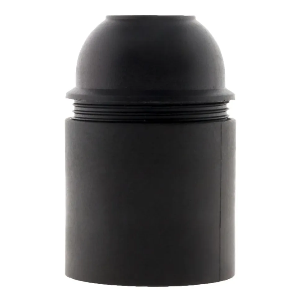 Douille lisse sans bague E27 - Noir - Zenitech