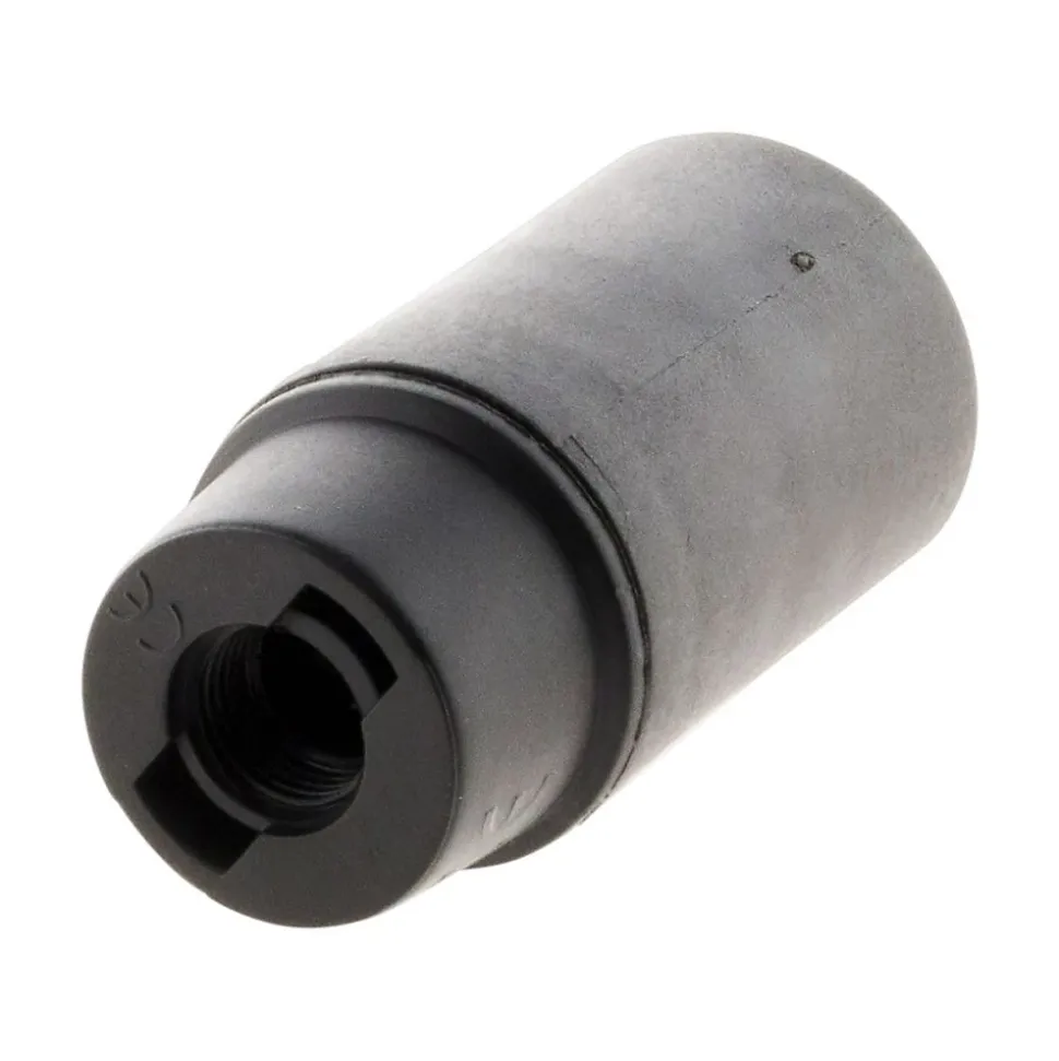 Douille lisse sans bague E14 - Noir - Zenitech