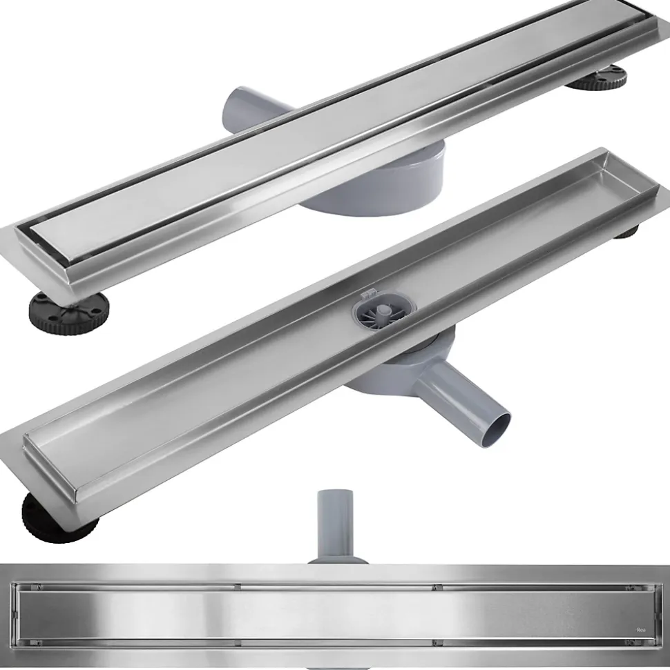 Drain Linéaire Rea Neox Pro 90 Brush Steel