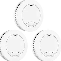 Détecteur de fumée Aroha Safety Pro Mini - Batterie 10 ans - Détecteur de fumée - Alarme incendie - 3 pièces