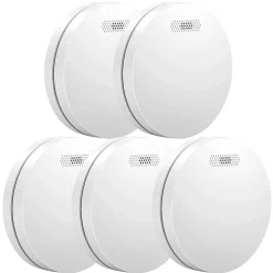 Détecteur de fumée Aroha Safety Pro - Batterie 10 ans - Détecteur de fumée - Alarme incendie - 5 pièces