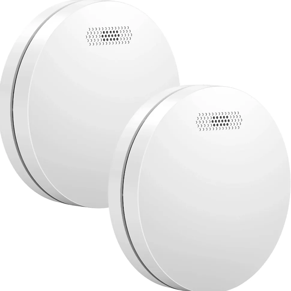 Détecteur de fumée Aroha Safety Pro - Batterie 10 ans - Détecteur de fumée - Alarme incendie - 2 pièces